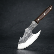 Megalodon 6.6" Hand Forged Meat Cleaver, Wenge Wood Handle