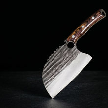 Razorback 6" Hand Forged Cleaver, High Carbon Steel, Rosewood Handle by Xcutlery
