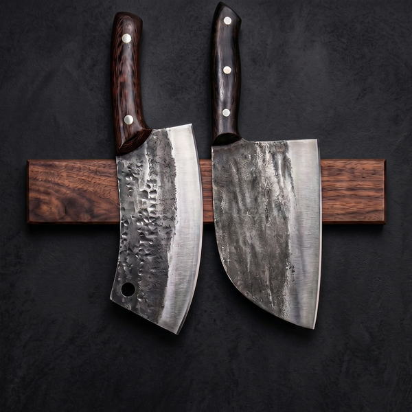 Chef's Kiss 7" Hand Forged Chef Knife, High Carbon Steel by Xcutlery