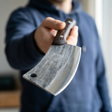 Chef's Kiss 7" Hand Forged Chef Knife, High Carbon Steel by Xcutlery — view 5