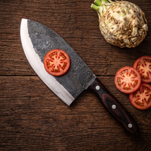 Hand Forged Butcher Cleaver 7.5", High Carbon Steel, Rosewood Handle