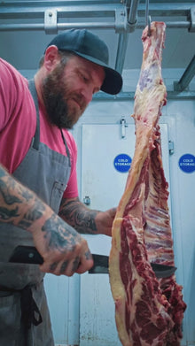 Mamba 11" Hand Forged Brisket Slicing Knife, High Carbon Steel, Long Straight Edge, Forge Scale Finish